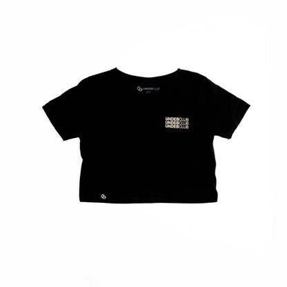 IDENTITY OVERSIZED CROPTOP - BLACK